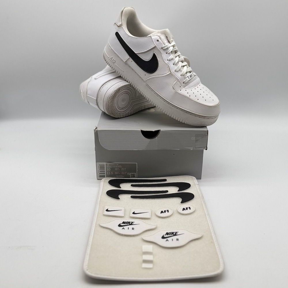 Nike Air Force 1 07 Cosmic Clay White Black CV1758-100 Mens Size 10